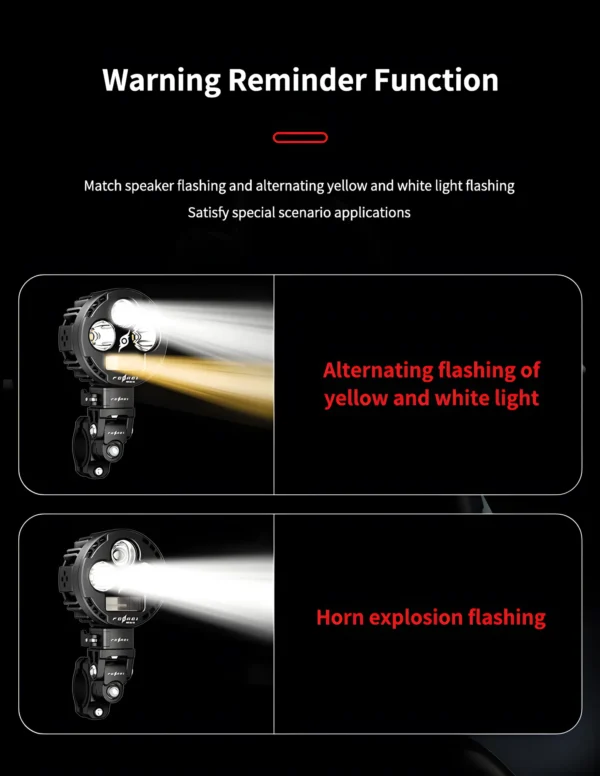 FEREI MT30 V2 motorcycle driving lights - 이미지 6