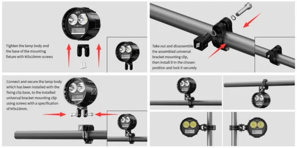 Ferei iM11 Motorcycle driving Lights - 이미지 5