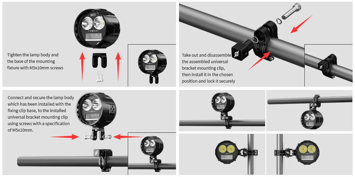 Ferei iM11 Motorcycle driving Lights - 이미지 5