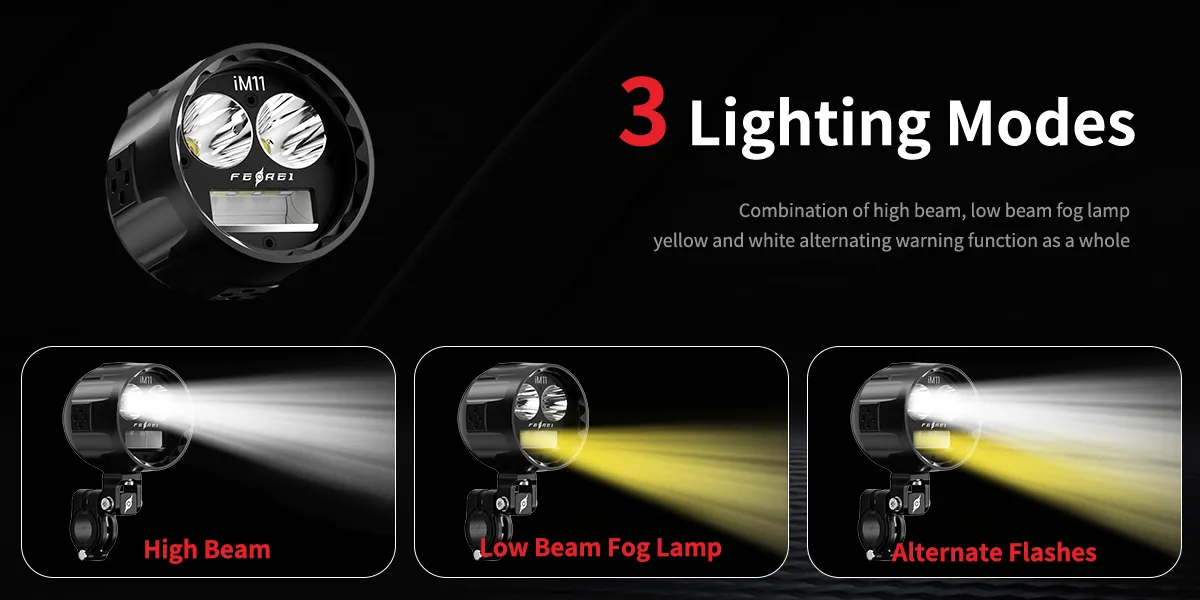Ferei iM11 Motorcycle driving Lights - 이미지 6