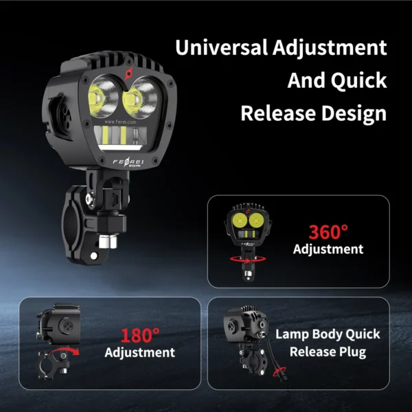 FEREI MT10 Pro Motorcycle Driving lights – Image 6