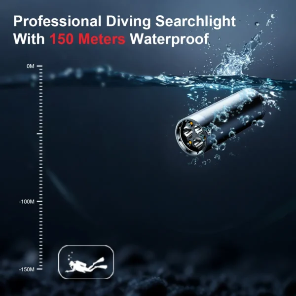Ferei W155II Scuba Diving Torch Lights - 이미지 4