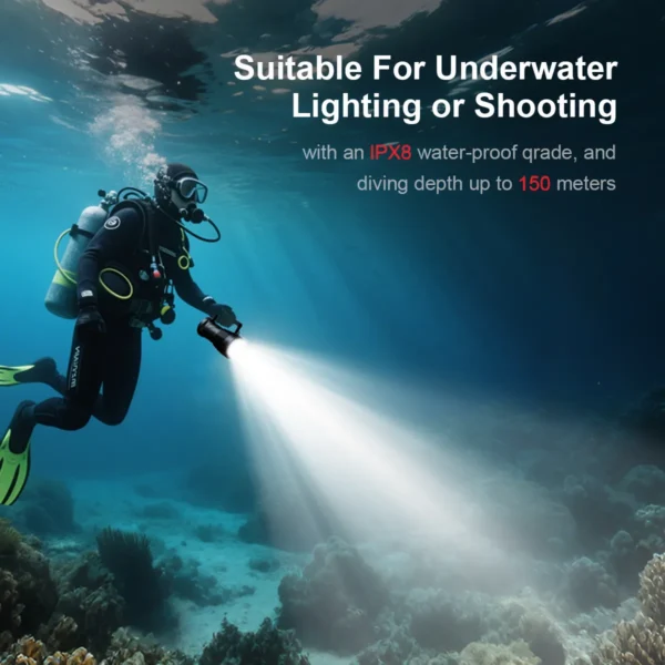 Ferei W172II LED Scuba Diving Flashlights - Image 7