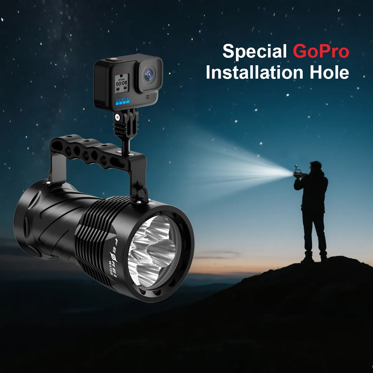 Ferei W172II LED Scuba Diving Flashlights - Image 8