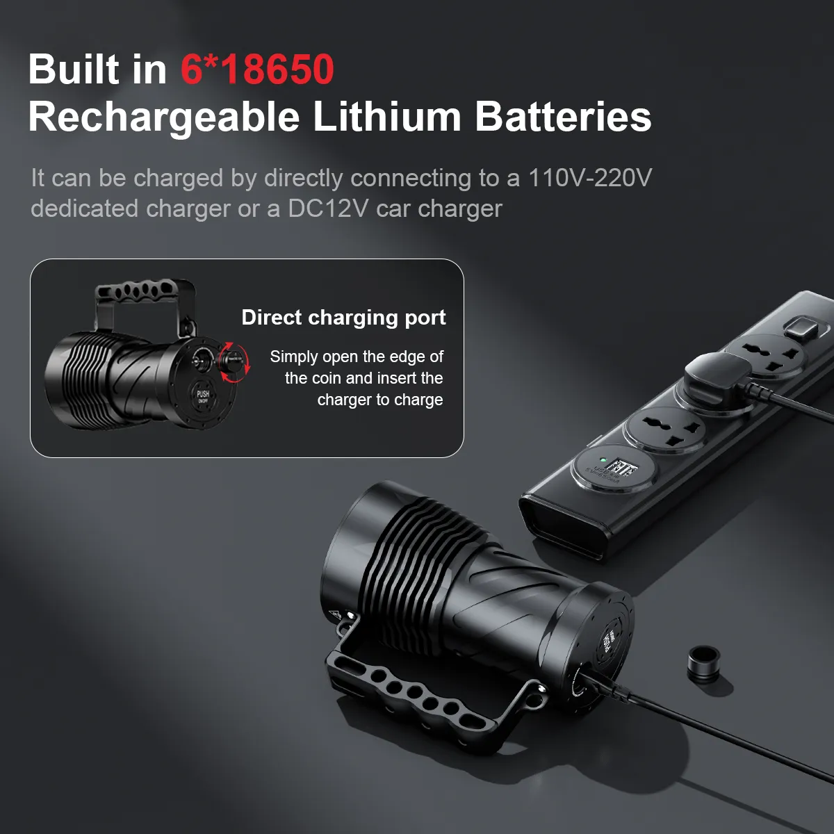 Ferei W172II LED Scuba Diving Flashlights - Image 9